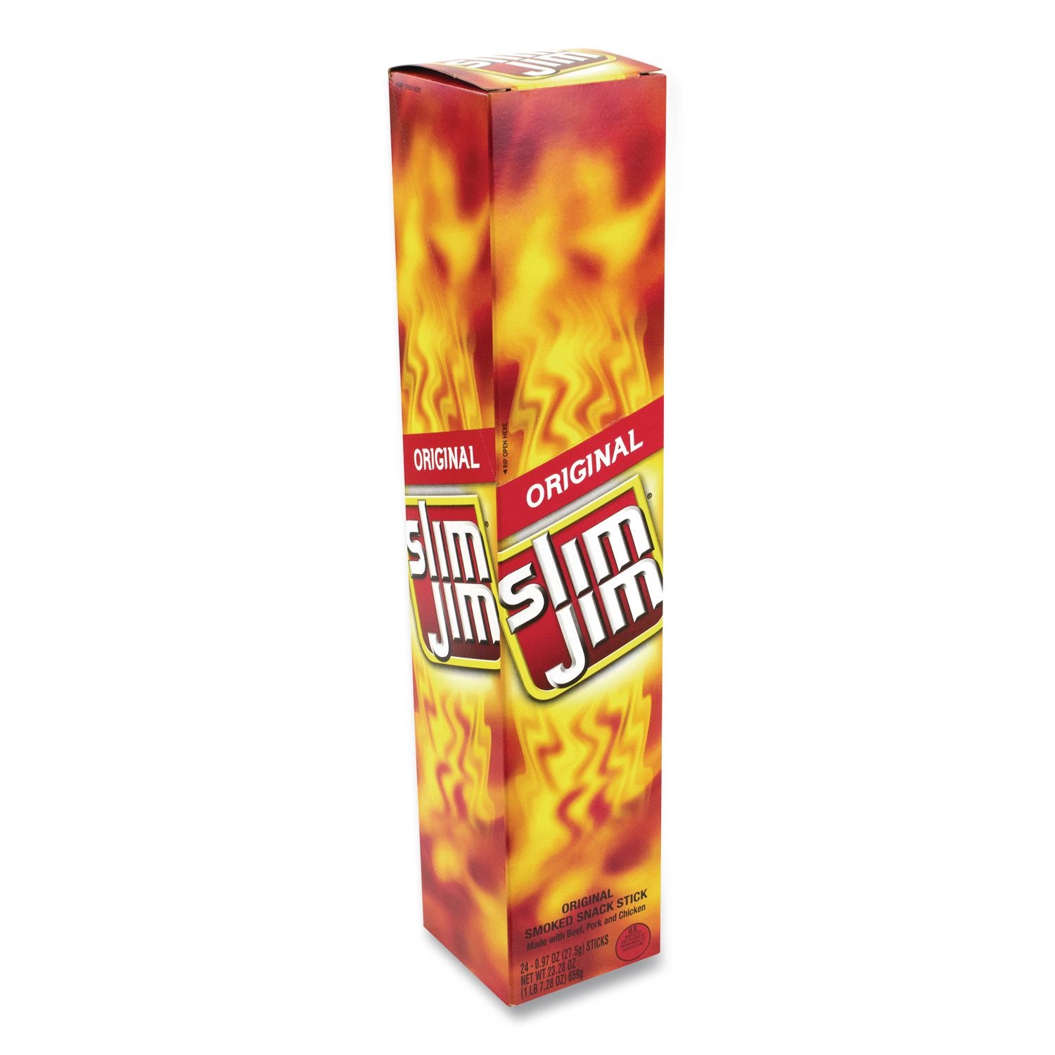 Original Smoked Snack Stick, 0.97 oz Stick, 24 Sticks/Box, Ships in 1-3 Business Days