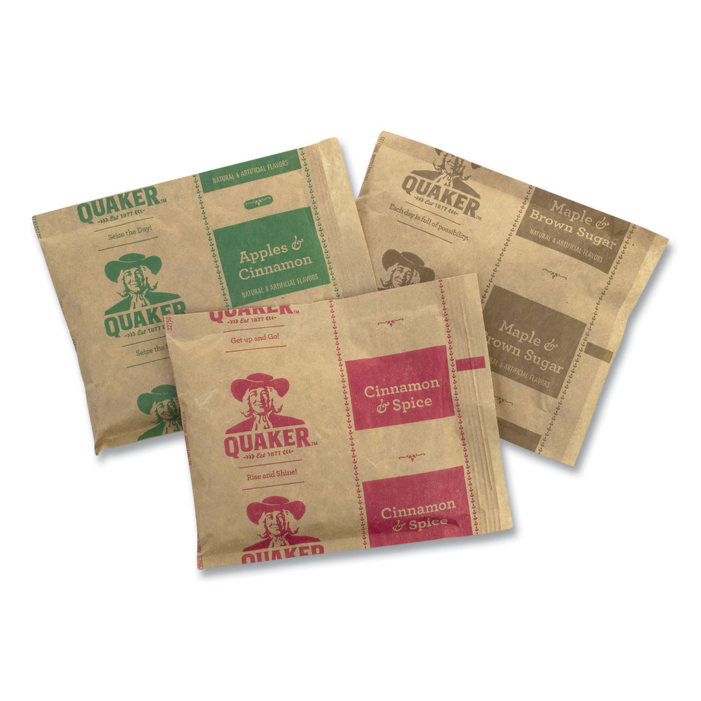 Instant Oatmeal, Assorted Varieties, 1.51 oz Envelope, 52/Carton, Ships in 1-3 Business Days