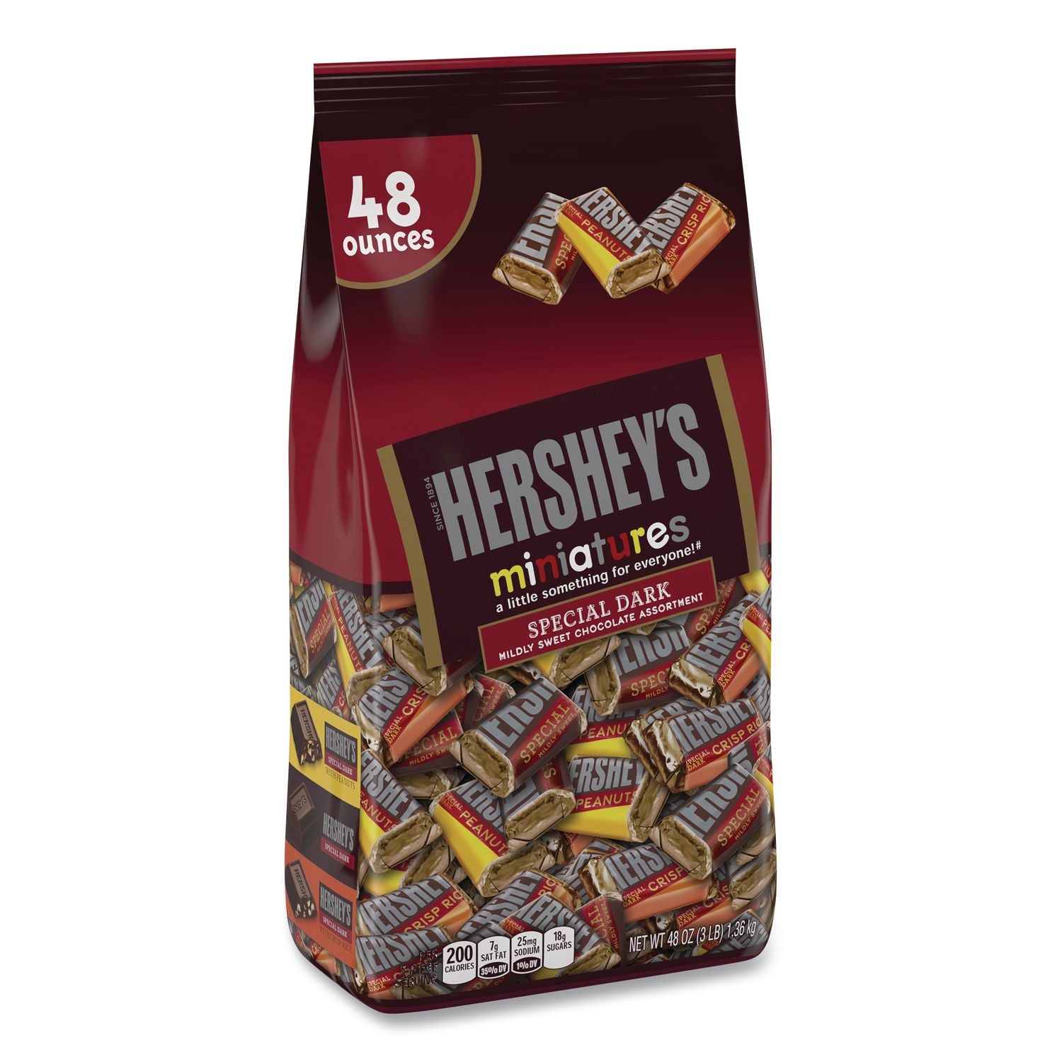 Miniatures Variety Share Pack, Dark Assortment, 48 oz Bag, Ships in 1-3 Business Days