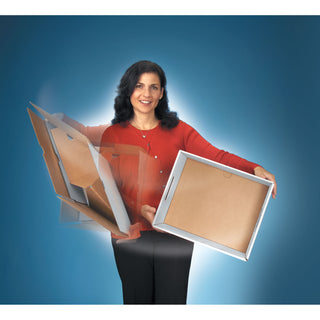R-KIVE Heavy-Duty Storage Boxes, Letter/Legal Files, 12.75" x 16.5" x 10.38", White/Red, 12/Carton - 