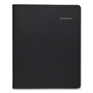 At-A-Glance 24-HourAppointment Book Planner - Daily - January 2024 - December 2024 - 12:00 AM to 11:00 PM - Hourly - 1 Day Single Page Layout - 8 1/2" x 11" Sheet Size - Wire Bound - Simulated Leather - Black CoverNotepad - 1 Each - 2