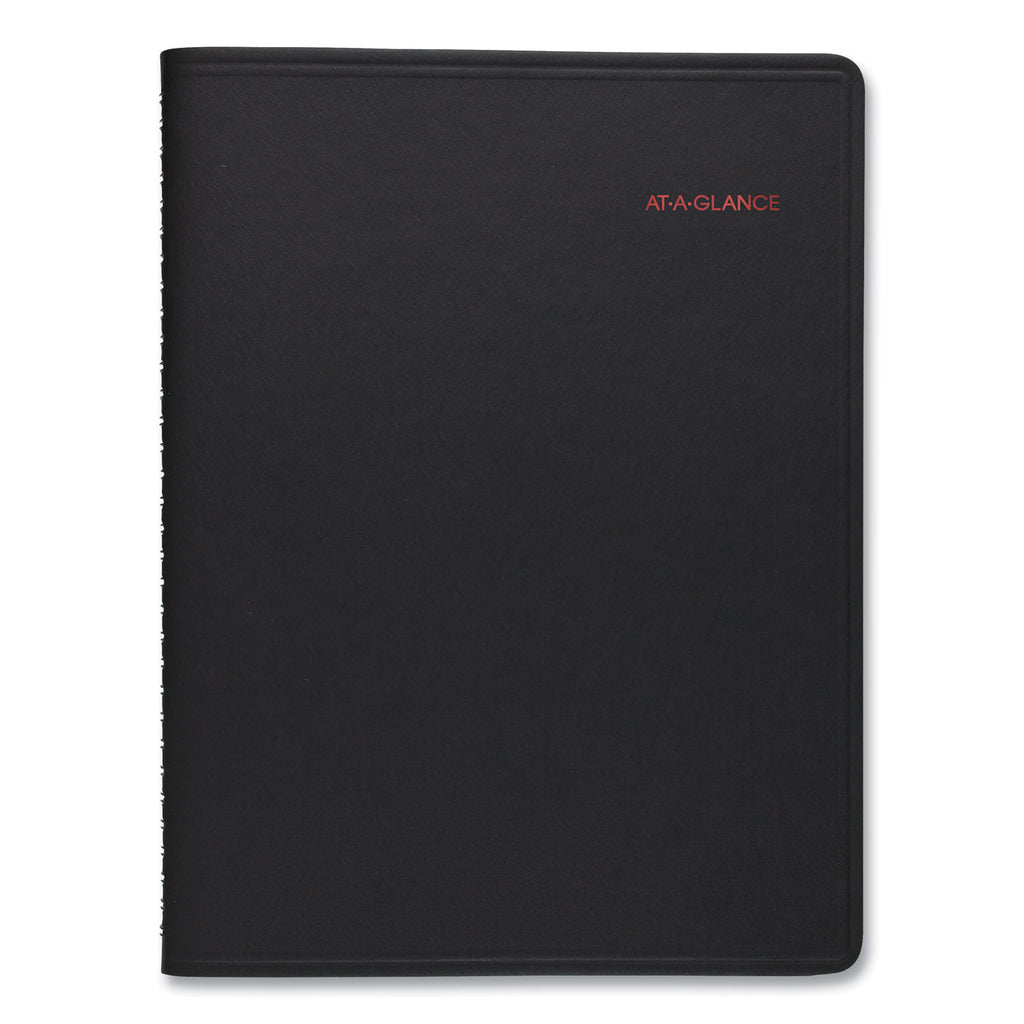800 Range Weekly/Monthly Appointment Book, 11 x 8.25, Black Cover, 12-Month (Jan to Dec): 2024 - 