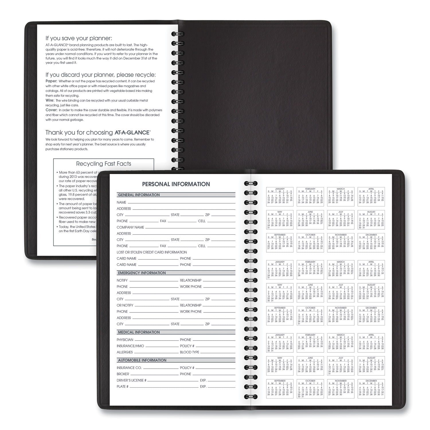 weekly-block-format-appointment-book-ruled-for-hourly-appointments-8-x-5-black-cover-12-month-jan-to-dec-2024_aag7007505 - 5