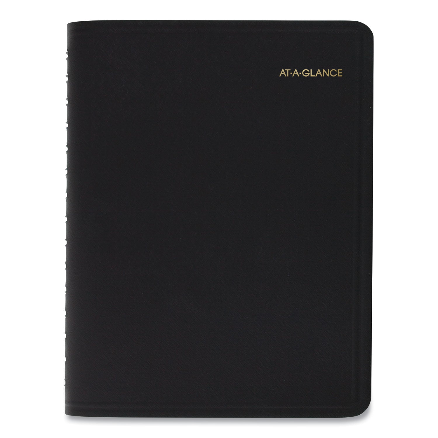 Four-Person Group Daily Appointment Book, 11 x 8, Black Cover, 12-Month (Jan to Dec): 2024 - 