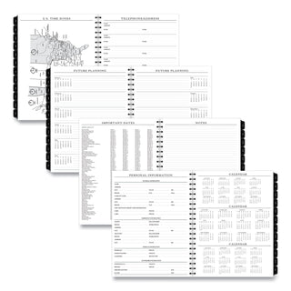 Executive Weekly/Monthly Planner Refill with 15-Minute Appointments, 11 x 8.25, White Sheets, 12-Month (Jan to Dec): 2024 - 