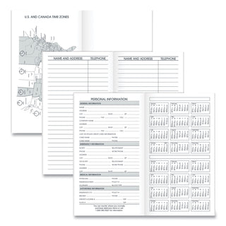 Pocket Size Monthly Planner Refill, 6 x 3.5, White Sheets, 13-Month (Jan to Jan): 2024 to 2025