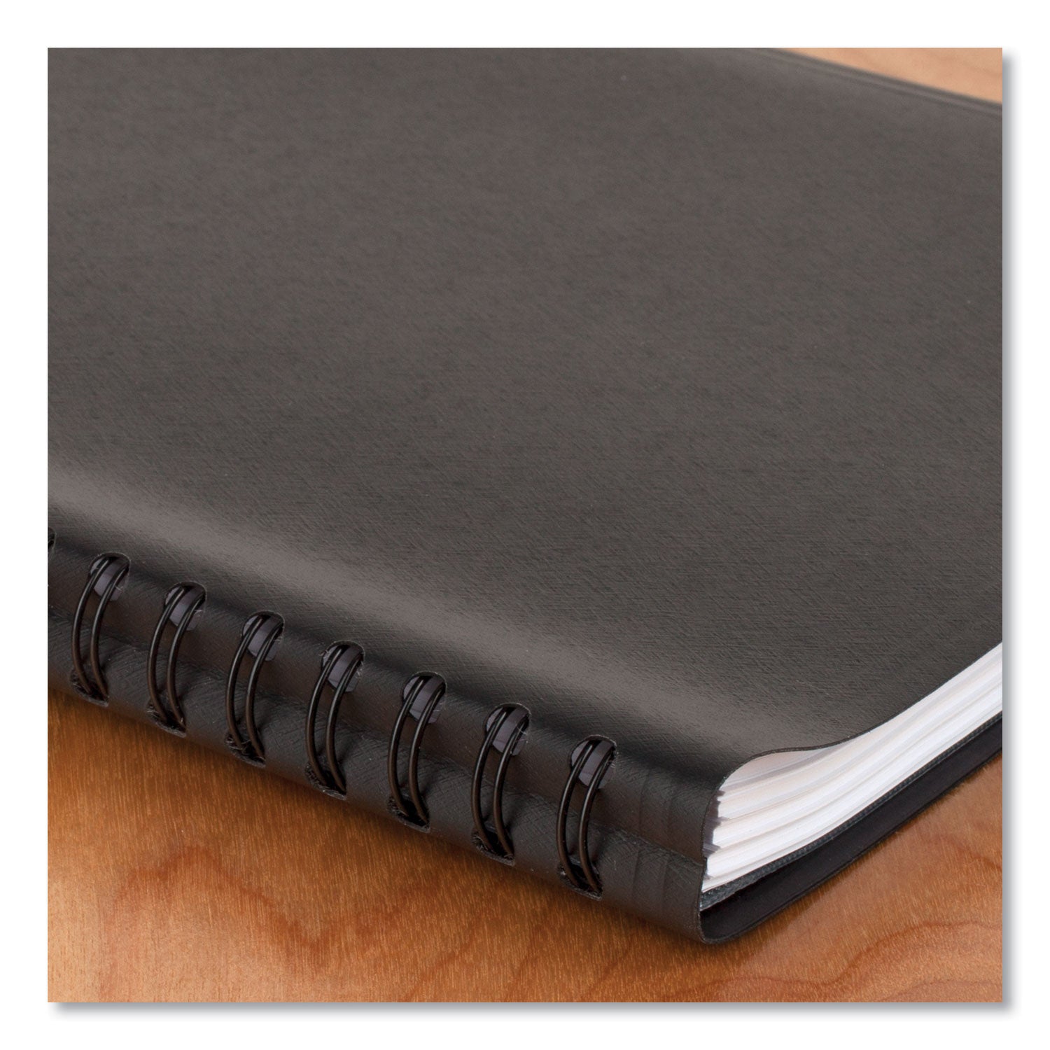 Four-Person Group Daily Appointment Book, 11 x 8, Black Cover, 12-Month (Jan to Dec): 2024 - 