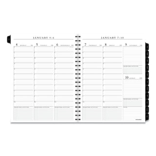 Executive Weekly/Monthly Planner Refill with 15-Minute Appointments, 11 x 8.25, White Sheets, 12-Month (Jan to Dec): 2024 - 