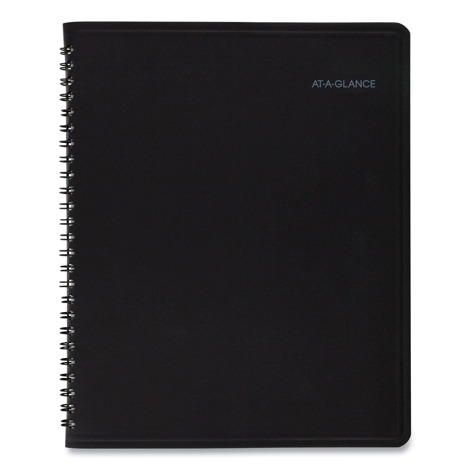 QuickNotes Monthly Planner, 8.75 x 7, Black Cover, 12-Month (Jan to Dec): 2024 - 