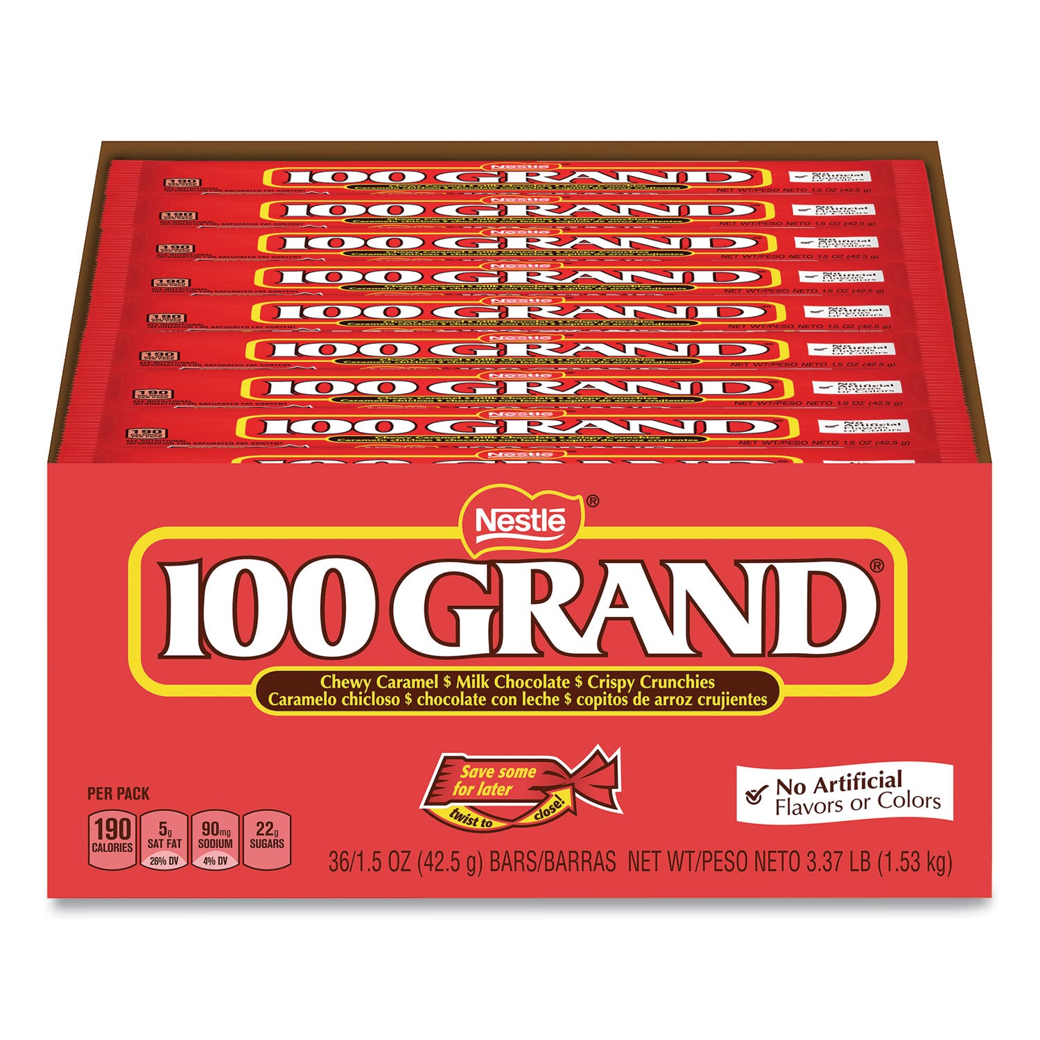 Chocolate Candy Bars, Full Size, 1.5 oz, 36/Carton, Ships in 1-3 Business Days