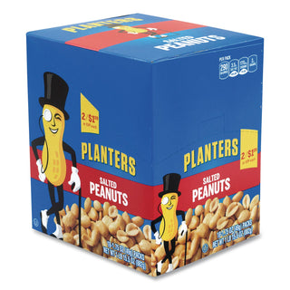 Salted Peanuts, 1.75 oz Pack, 18 Packs/Box, Ships in 1-3 Business Days