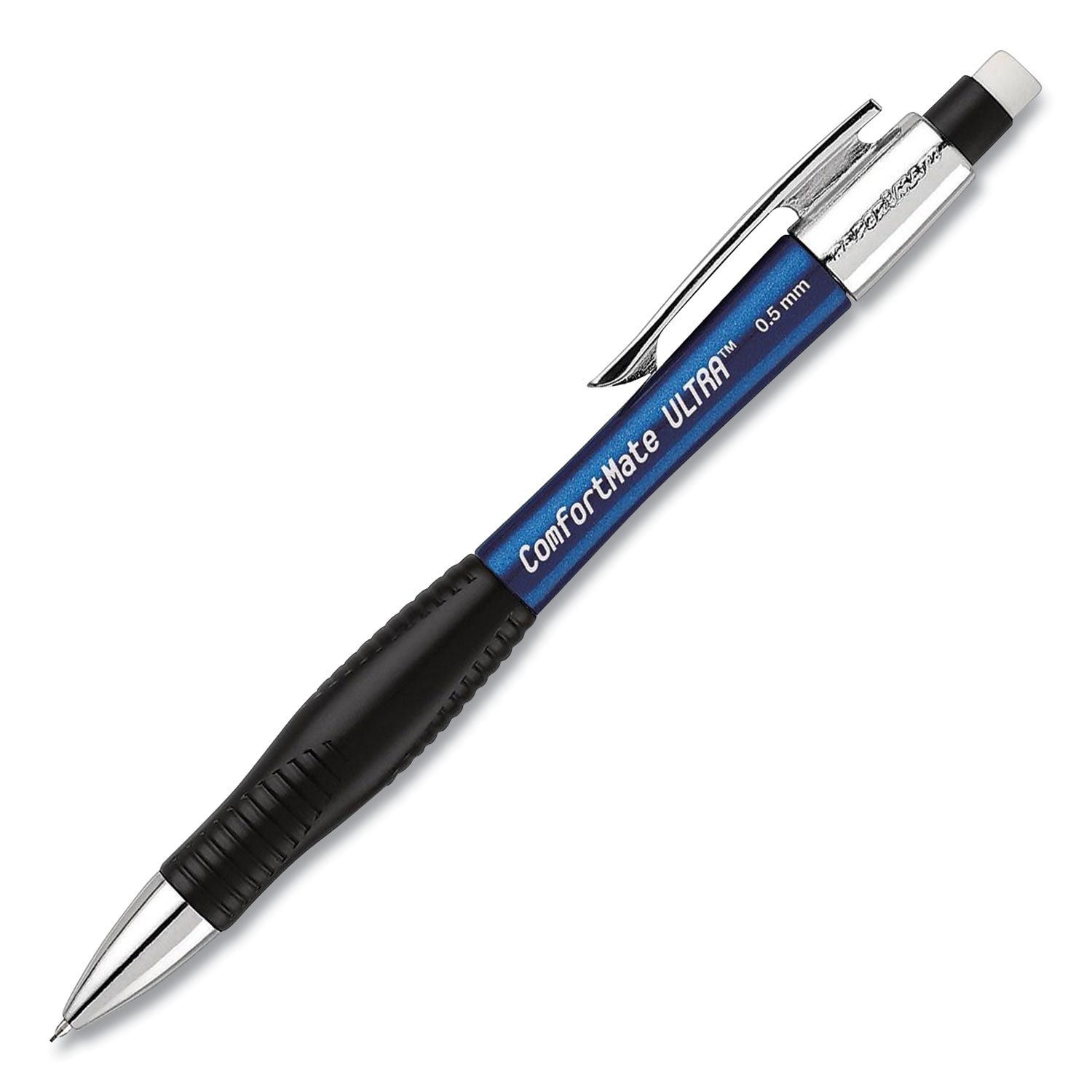 comfortmate-ultra-mechanical-pencil-05-mm-hb-#2-black-lead-assorted-barrel-colors-dozen_pap1738797dz - 2