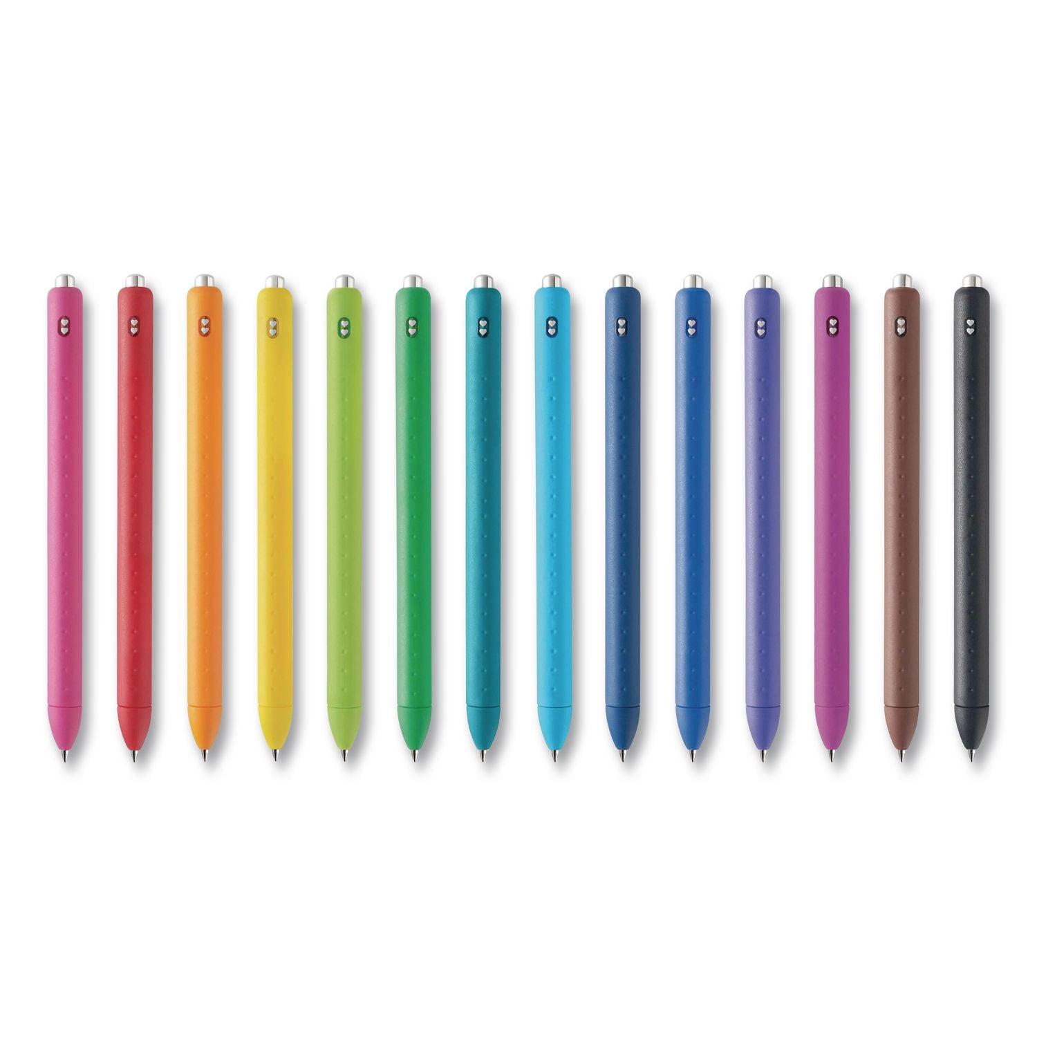 InkJoy Gel Pen, Retractable, Fine 0.5 mm, Assorted Ink and Barrel Colors, 14/Pack
