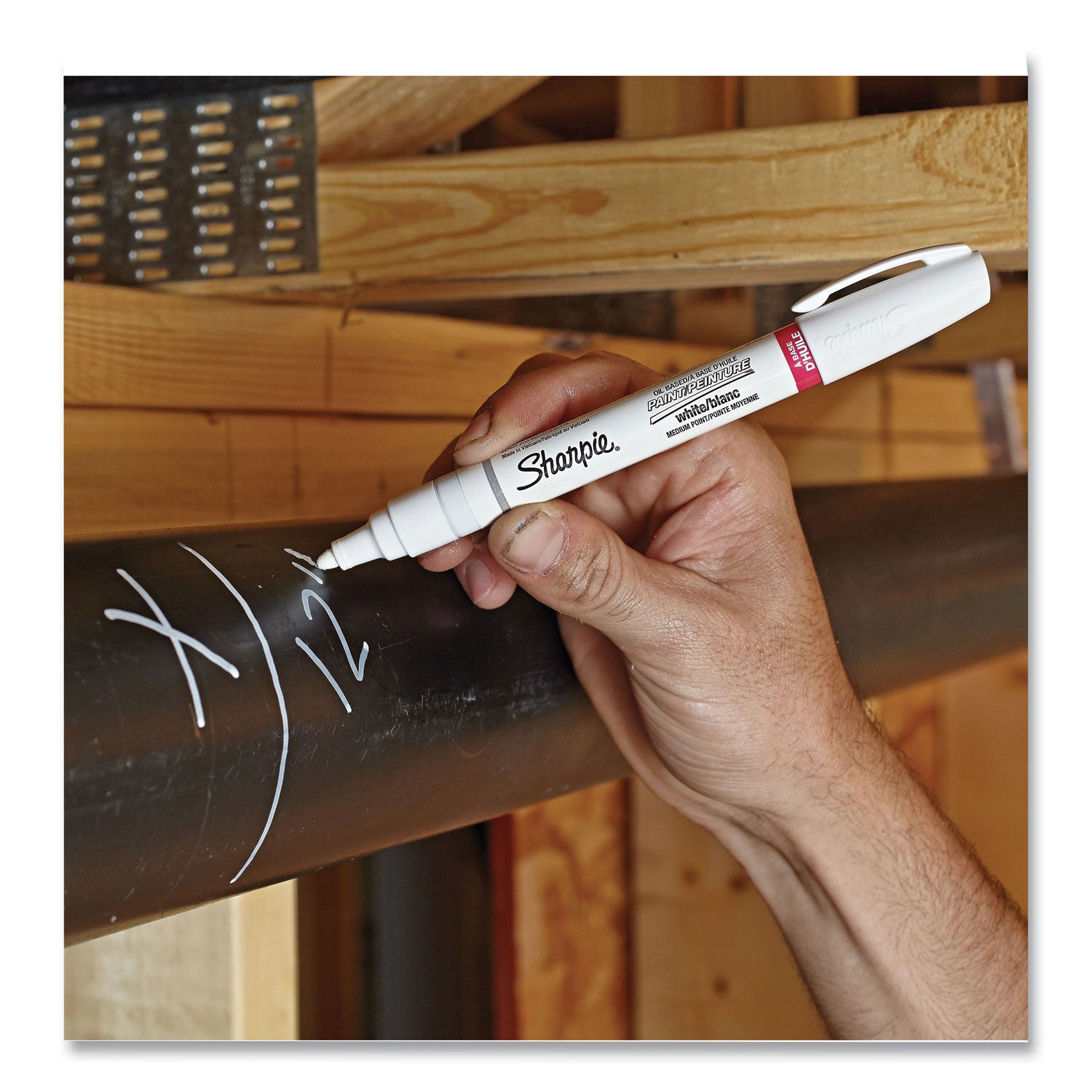 Sharpie Oil-Based Paint Marker - Fine Point - Fine Marker Point - Assorted Oil Based Ink - 5 / Pack
