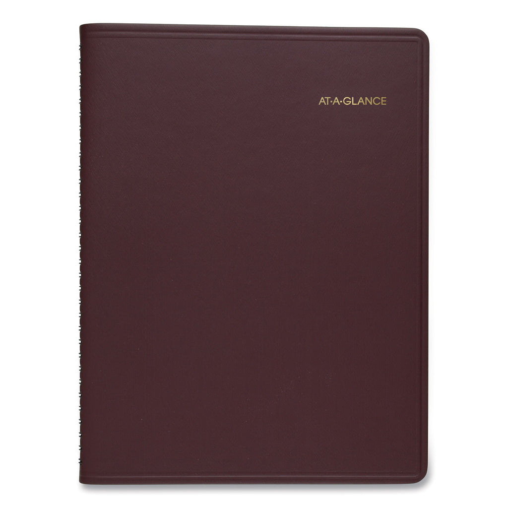 Weekly Appointment Book, 11 x 8.25, Winestone Cover, 13-Month (Jan to Jan): 2024 to 2025