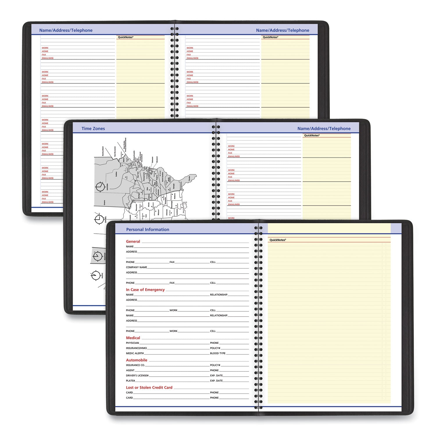 At-A-Glance QuickNotes Appointment Book Planner - Large Size - Julian Dates - Weekly, Monthly - 12 Month - January 2024 - December 2024 - 8:00 AM to 8:45 PM - Quarter-hourly, 8:00 AM to 8:45 PM - Monday - Sunday - 1 Week, 1 Month Double Page Layout - - 5