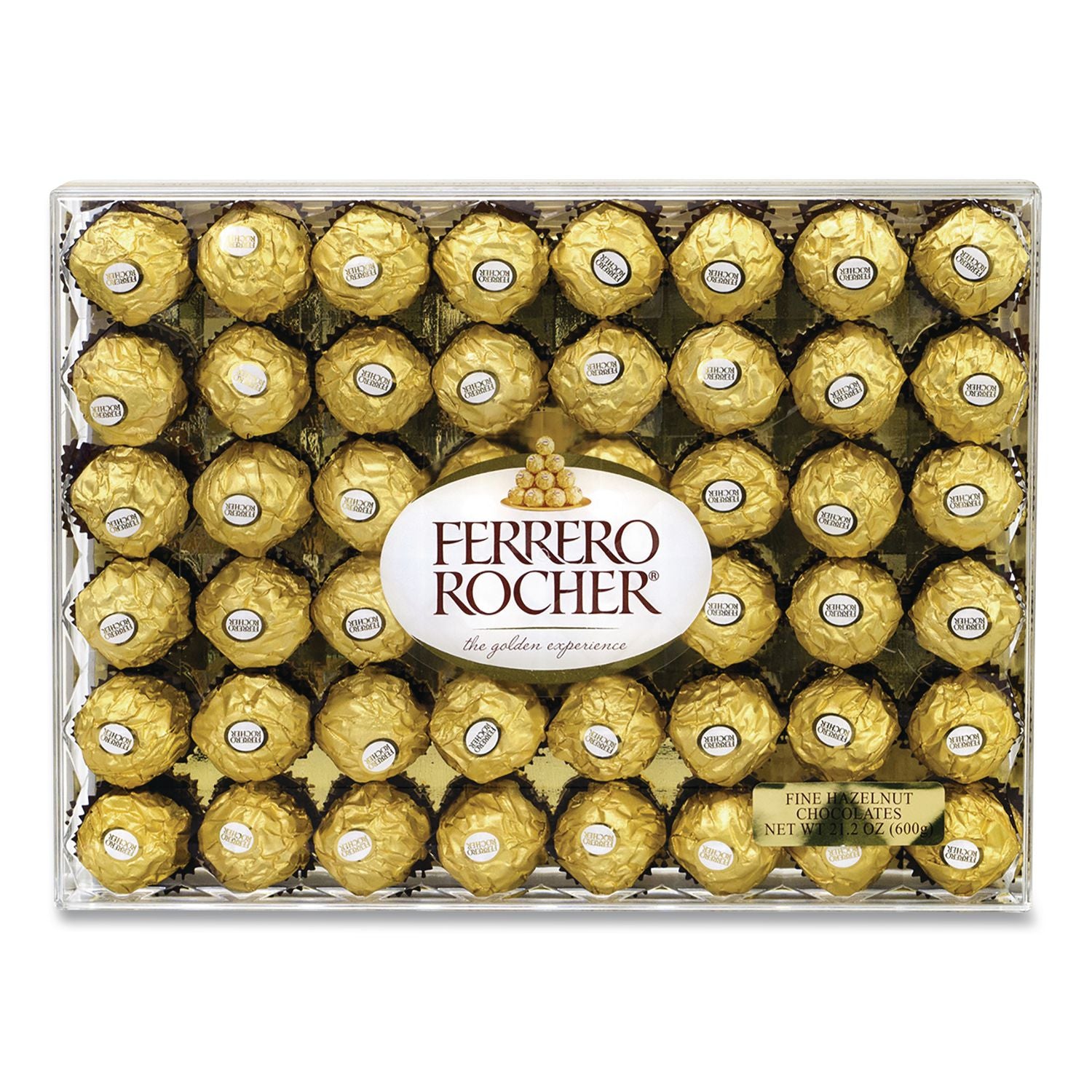 Hazelnut Chocolate Diamond Gift Box, 21.2 oz, 48 Pieces, Ships in 1-3 Business Days