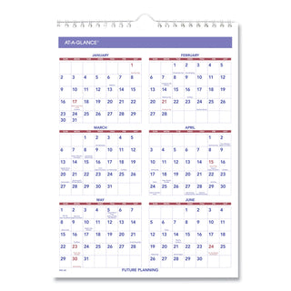 Monthly Wall Calendar with Ruled Daily Blocks, 8 x 11, White Sheets, 12-Month (Jan to Dec): 2024