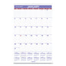 Monthly Wall Calendar with Ruled Daily Blocks, 20 x 30, White Sheets, 12-Month (Jan to Dec): 2024