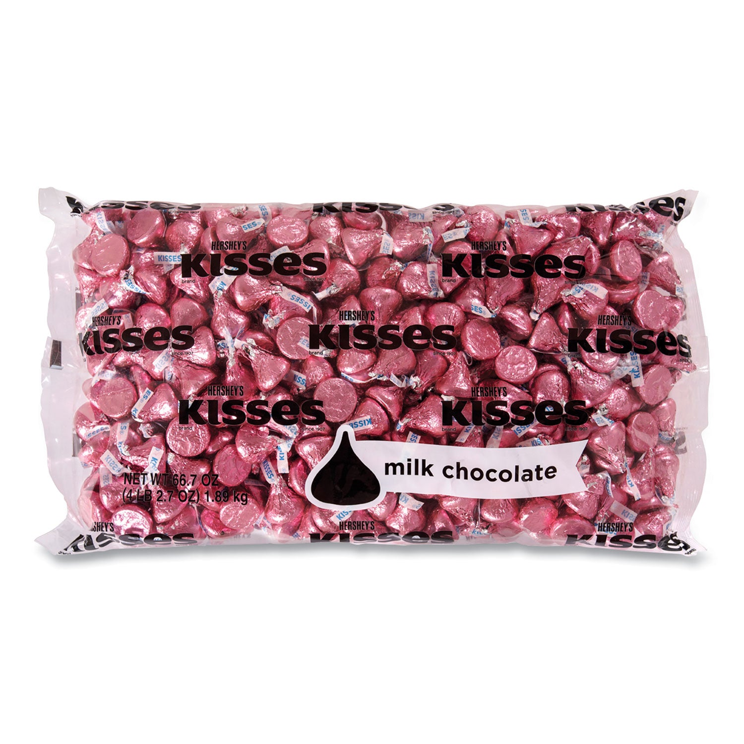 kisses-milk-chocolate-pink-wrappers-667-oz-bag-ships-in-1-3-business-days_grr24600052 - 1