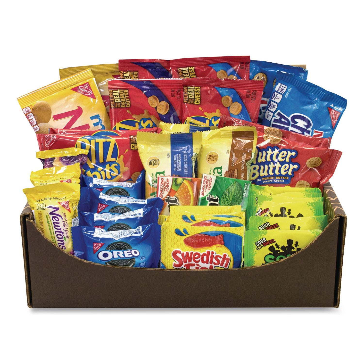 Snack Treats Variety Care Package, 40 Assorted Snacks/Box, Ships in 1-3 Business Days