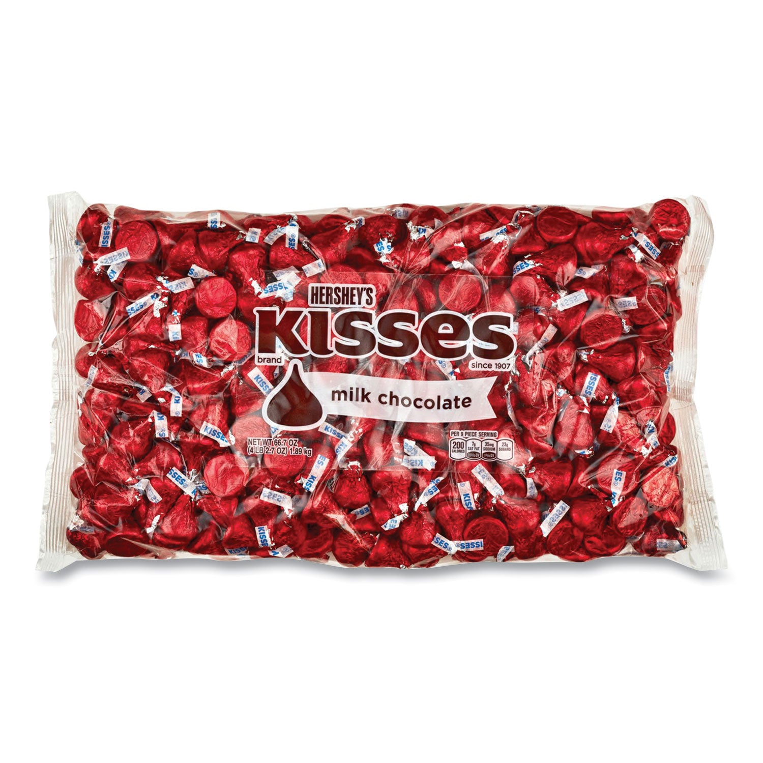 kisses-milk-chocolate-red-wrappers-667-oz-bag-ships-in-1-3-business-days_grr24600083 - 1