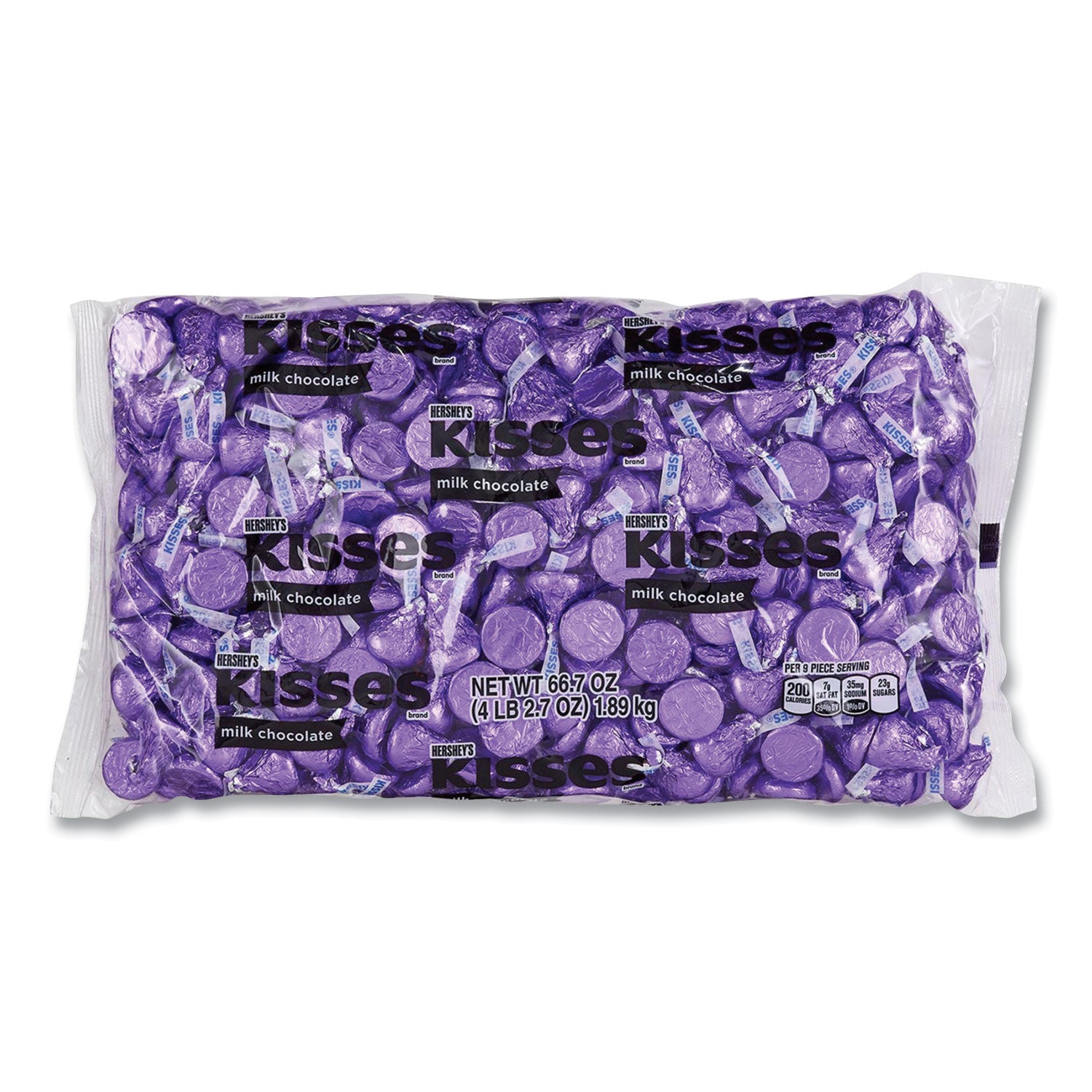 kisses-milk-chocolate-purple-wrappers-667-oz-bag-ships-in-1-3-business-days_grr24600243 - 1