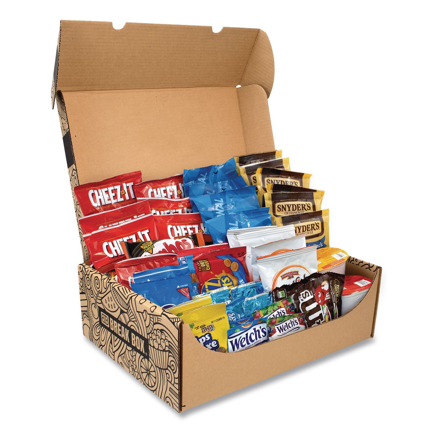 Party Snack Box, 45 Assorted Snacks/Box, Ships in 1-3 Business Days