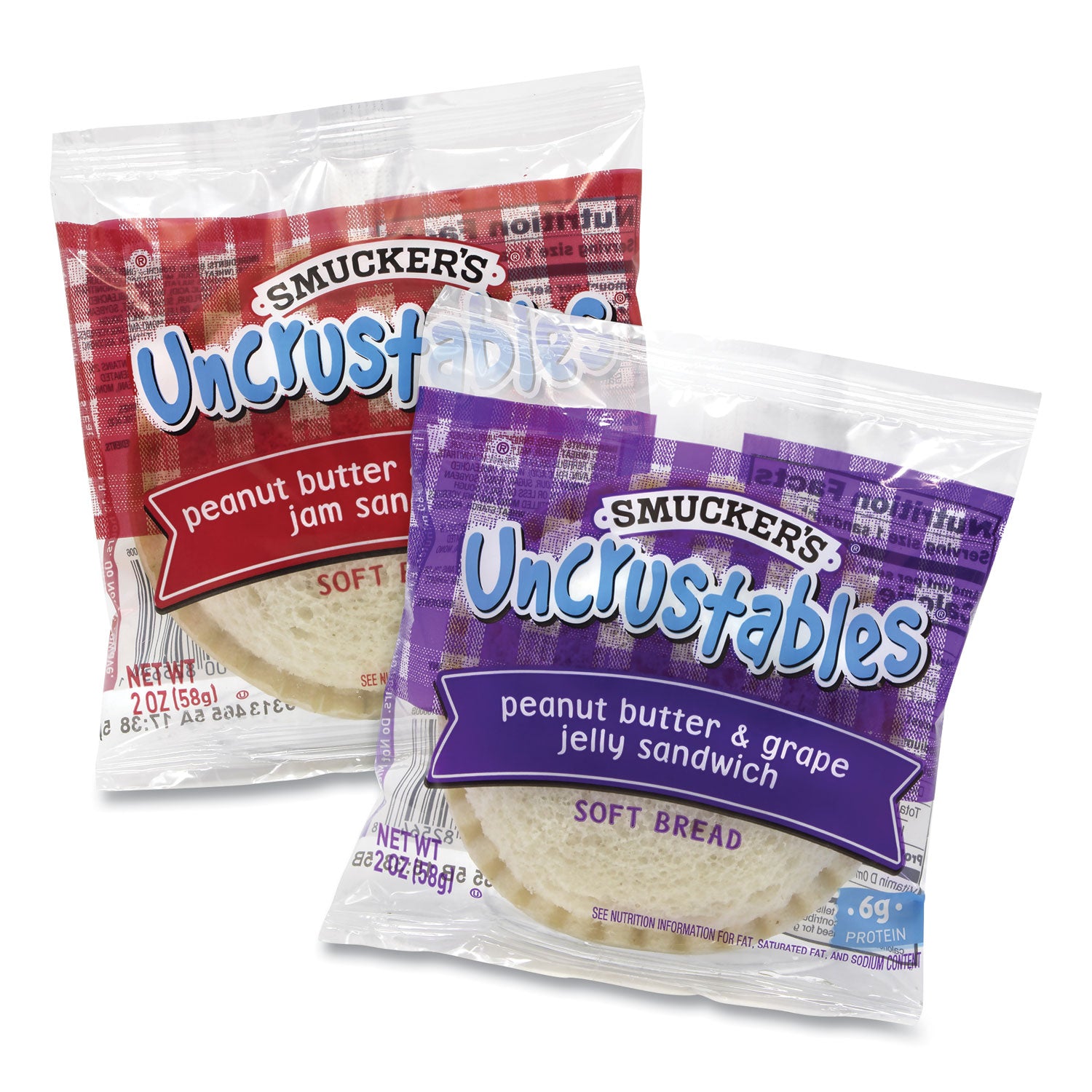 uncrustables-soft-bread-sandwiches-grape-strawberry-2-oz-10-sandwiches-pack-2-pk-box-ships-in-1-3-business-days_grr90300134 - 1