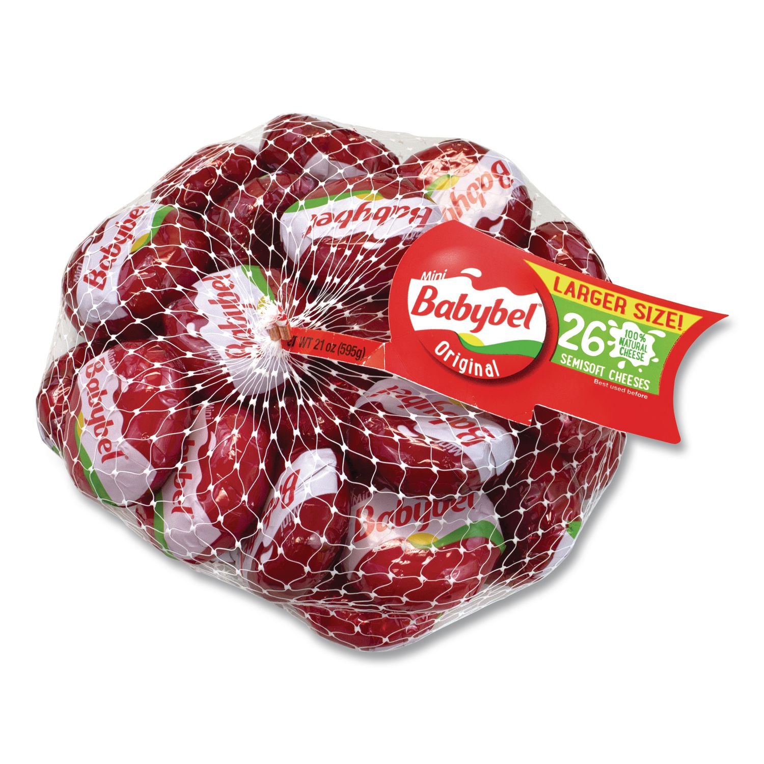 Cheese Wheels, Original, 21 oz Bag, 26 Wheels/Carton, Ships in 1-3 Business Days