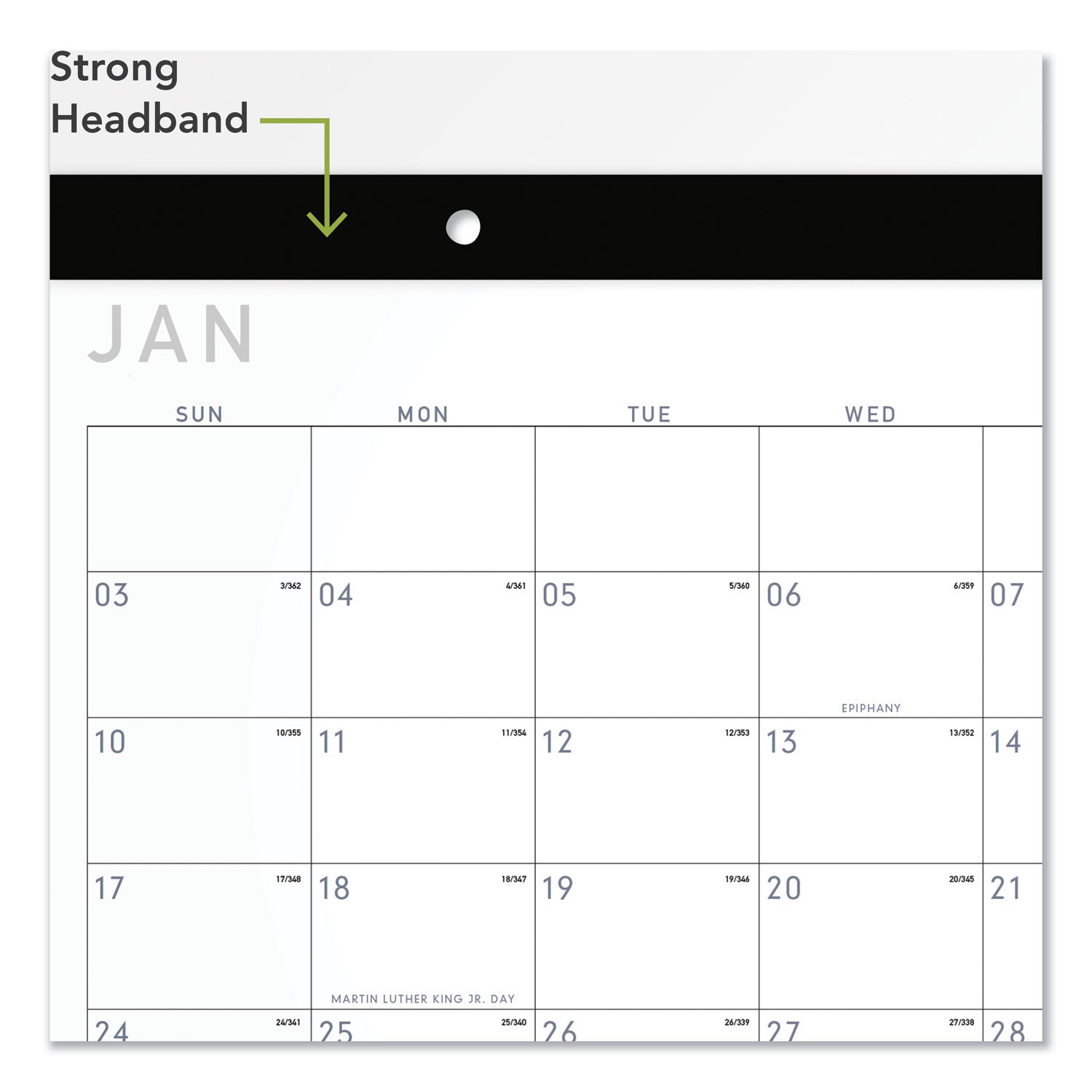 contemporary-monthly-desk-pad-18-x-11-white-sheets-black-binding-corners12-month-jan-to-dec-2024_aagsk14x00 - 3