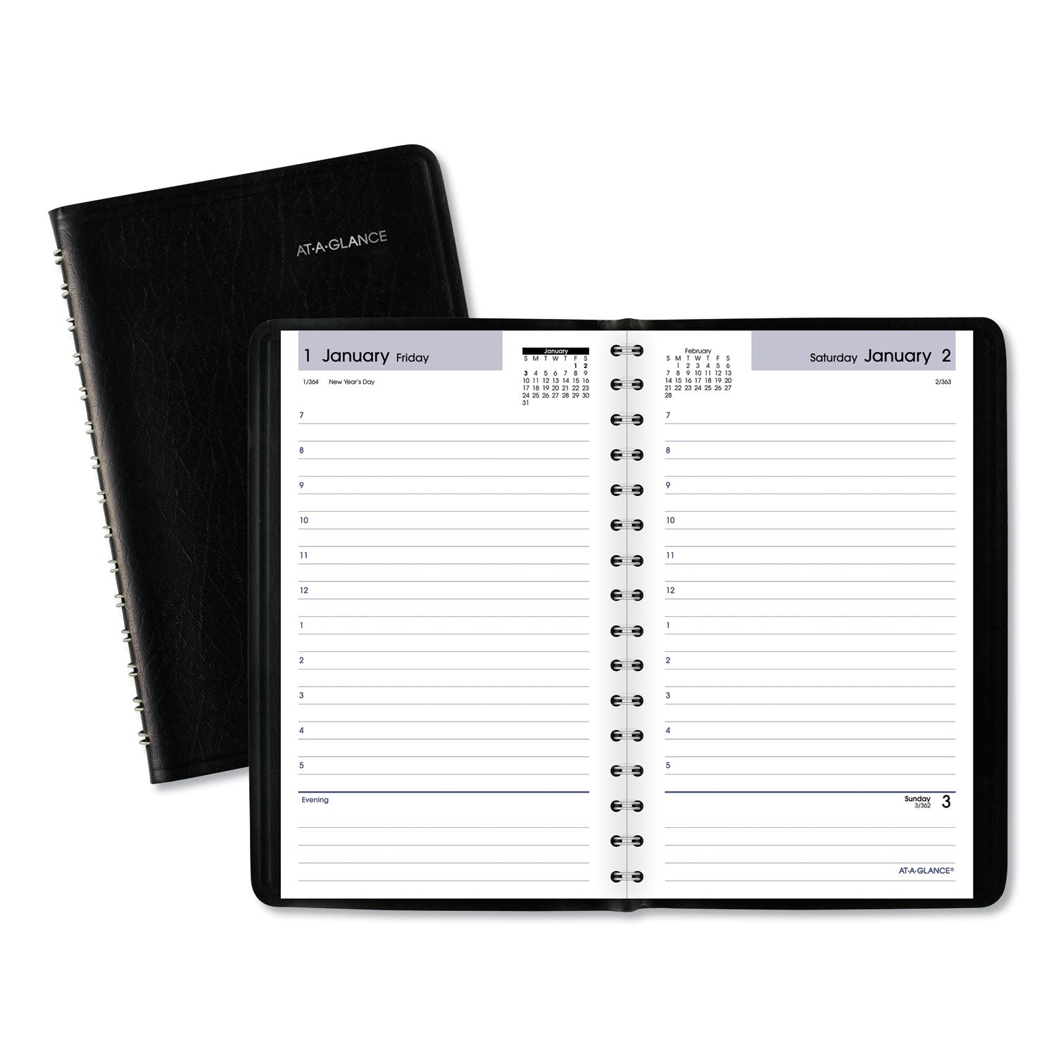 dayminder-daily-appointment-book-8-x-5-black-cover-12-month-jan-to-dec-2024_aagsk4400 - 1