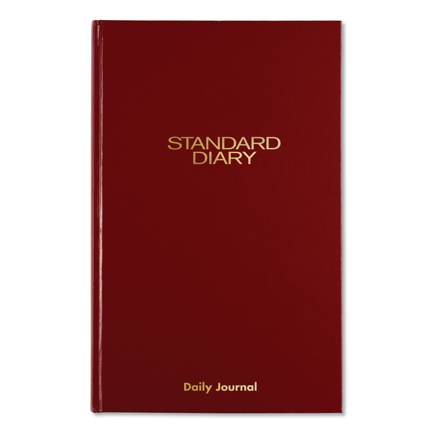Standard Diary Daily Journal, 2024 Edition, Wide/Legal Rule, Red Cover, (210) 12 x 7.75 Sheets - 