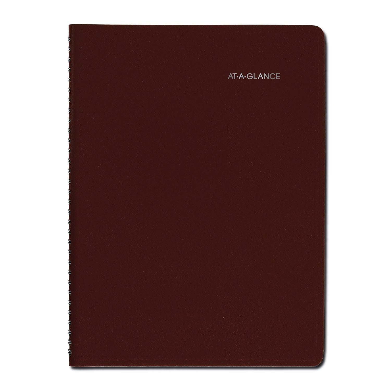 DayMinder Weekly Appointment Book, Vertical-Column Format, 11 x 8, Burgundy Cover, 12-Month (Jan to Dec): 2024 - 