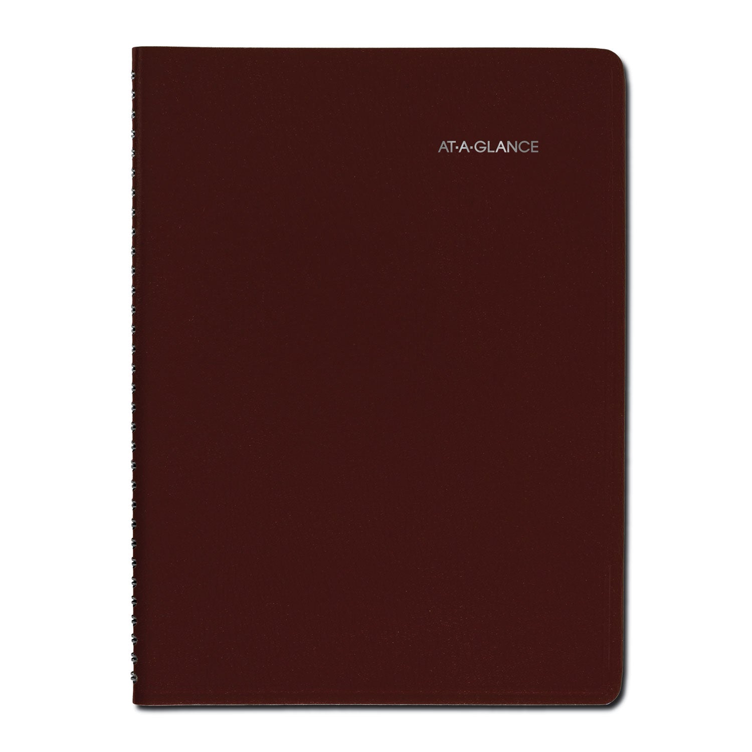 DayMinder Weekly Appointment Book, Vertical-Column Format, 11 x 8, Burgundy Cover, 12-Month (Jan to Dec): 2024