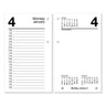 Desk Calendar Refill, 3.5 x 6, White Sheets, 12-Month (Jan to Dec): 2024