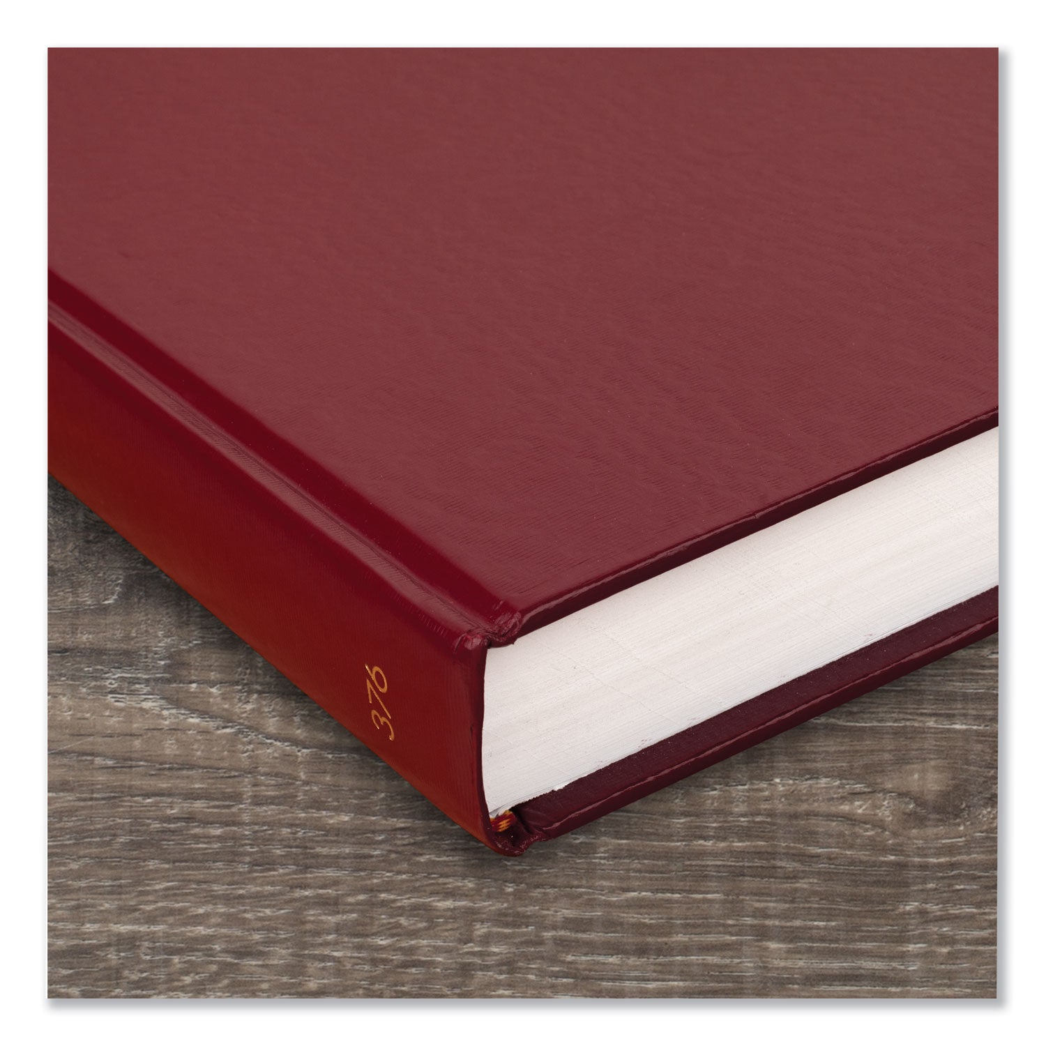 Standard Diary Daily Diary, 2024 Edition, Wide/Legal Rule, Red Cover, (200) 12 x 7.75 Sheets - 