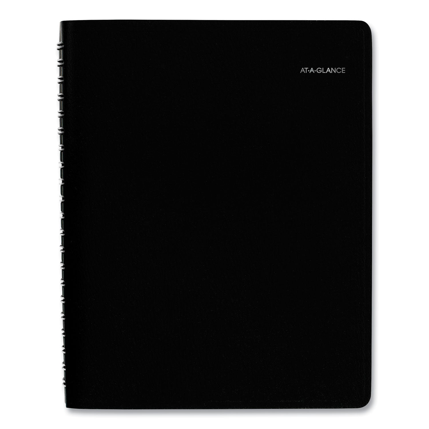 DayMinder Four-Person Group Daily Appointment Book, 11 x 8, Black Cover, 12-Month (Jan to Dec): 2024 - 