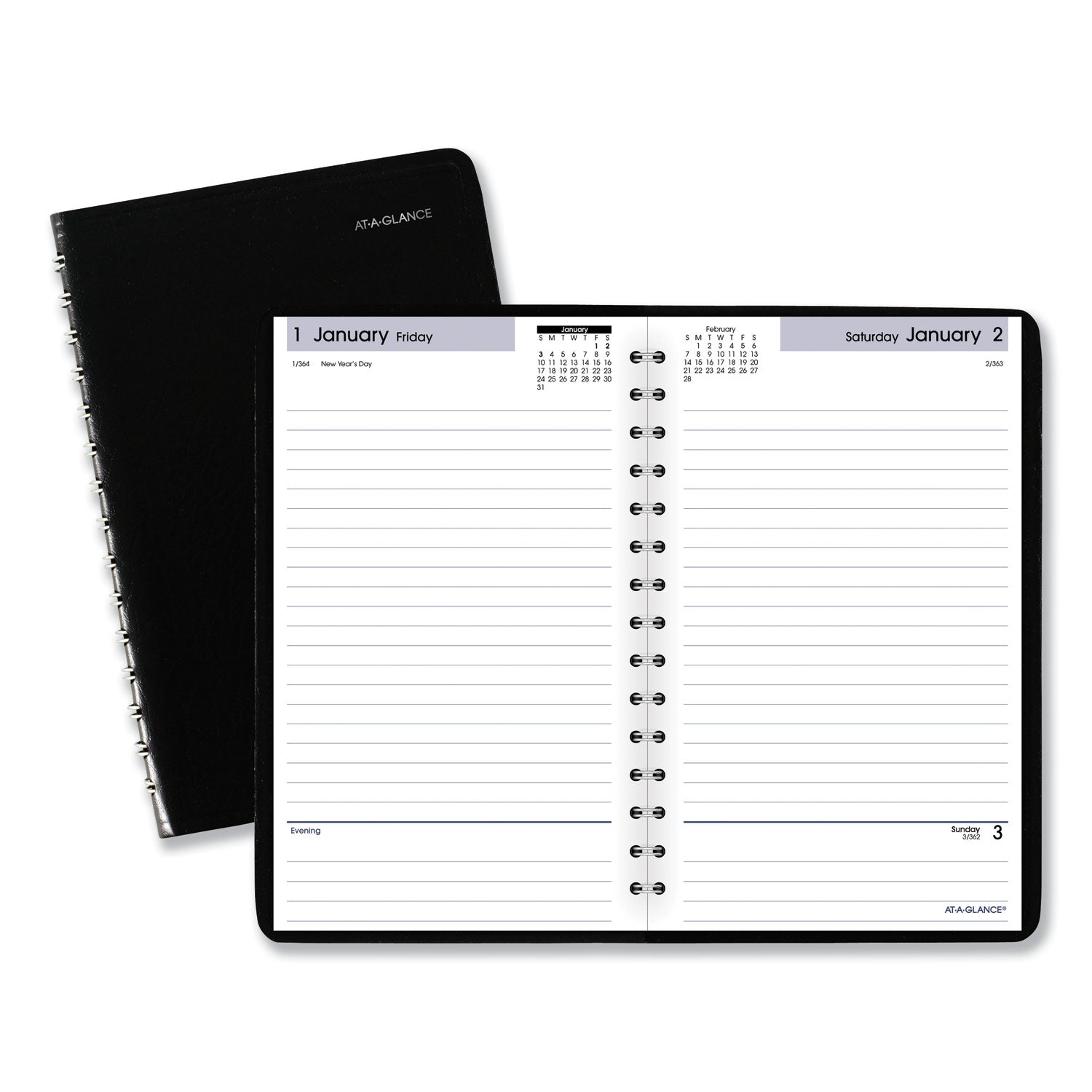 dayminder-daily-appointment-book-8-x-5-black-cover-12-month-jan-to-dec-2024_aagsk4600 - 1