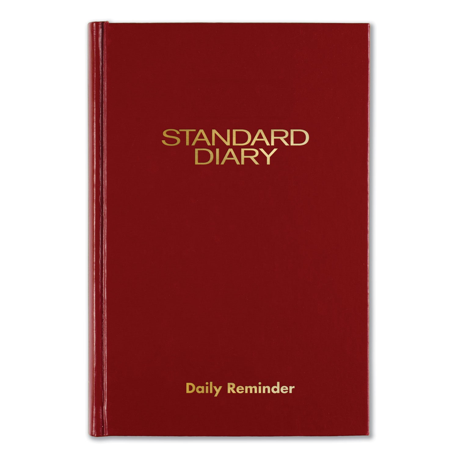 Standard Diary Daily Reminder Book, 2024 Edition, Medium/College Rule, Red Cover, (201) 7.5 x 5.13 Sheets - 