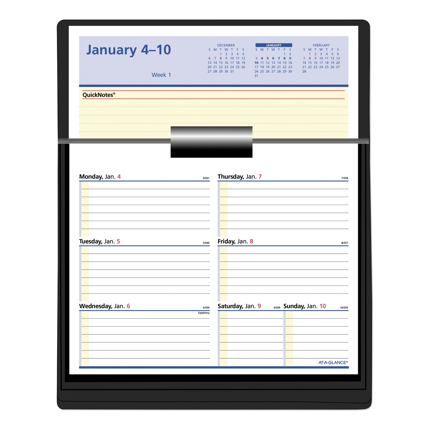 flip-a-week-desk-calendar-refill-with-quicknotes-7-x-6-white-sheets-12-month-jan-to-dec-2024_aagsw70650 - 1