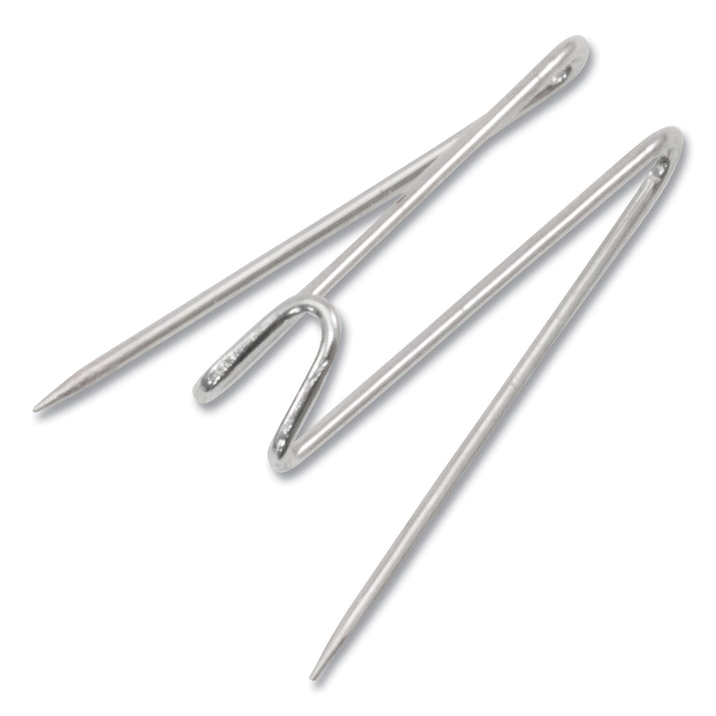 Panel Wall Wire Hooks, Silver, 25 Hooks/Pack