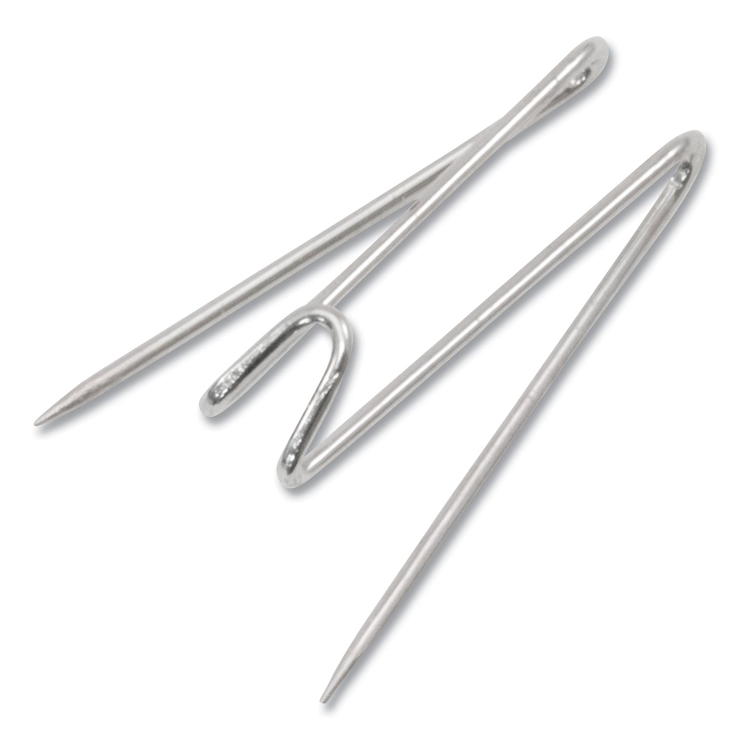 Panel Wall Wire Hooks, Silver, 25 Hooks/Pack