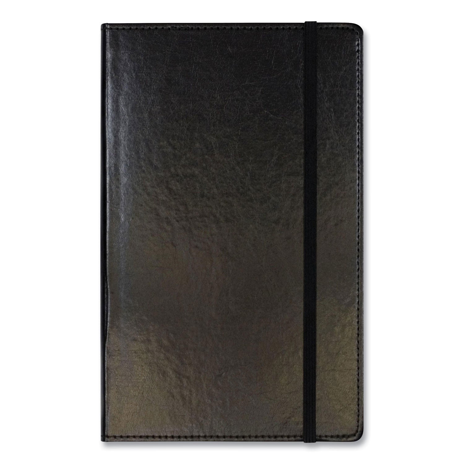 bonded-leather-journal-1-subject-narrow-rule-black-cover-240-825-x-5-sheets_cgbmj54791 - 1