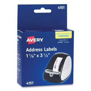 thermal-printer-labels-thermal-printers-113-x-35-clear-120-roll-1-roll-pack_ave04151 - 1