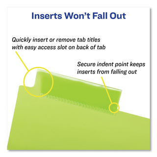 big-tab-insertable-one-pocket-plastic-dividers-5-tab-1113-x-925-assorted-1-set_ave07714 - 3