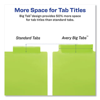 big-tab-insertable-one-pocket-plastic-dividers-5-tab-1113-x-925-assorted-1-set_ave07714 - 4