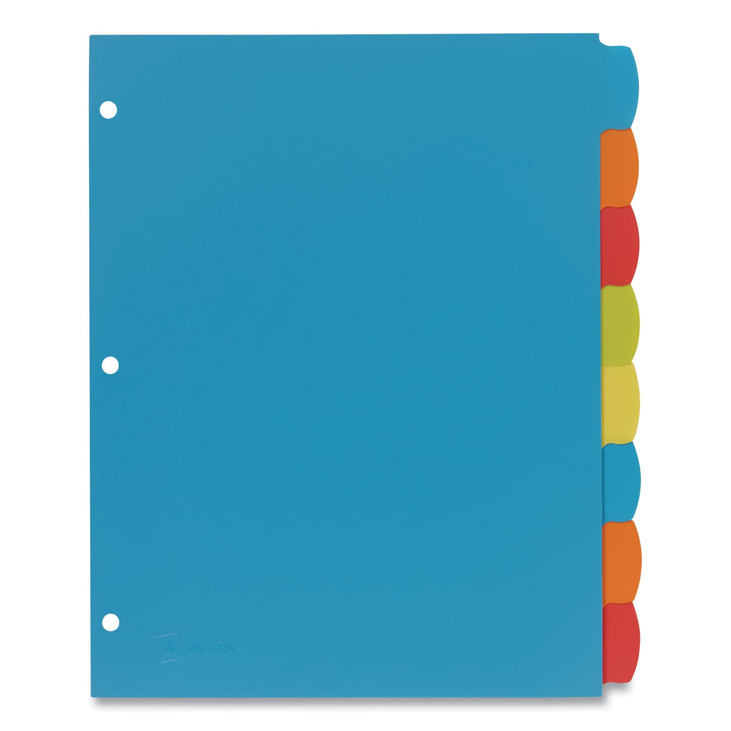 big-tab-write-and-erase-durable-plastic-dividers-8-tab-11-x-85-assorted-1-set_ave16130 - 3