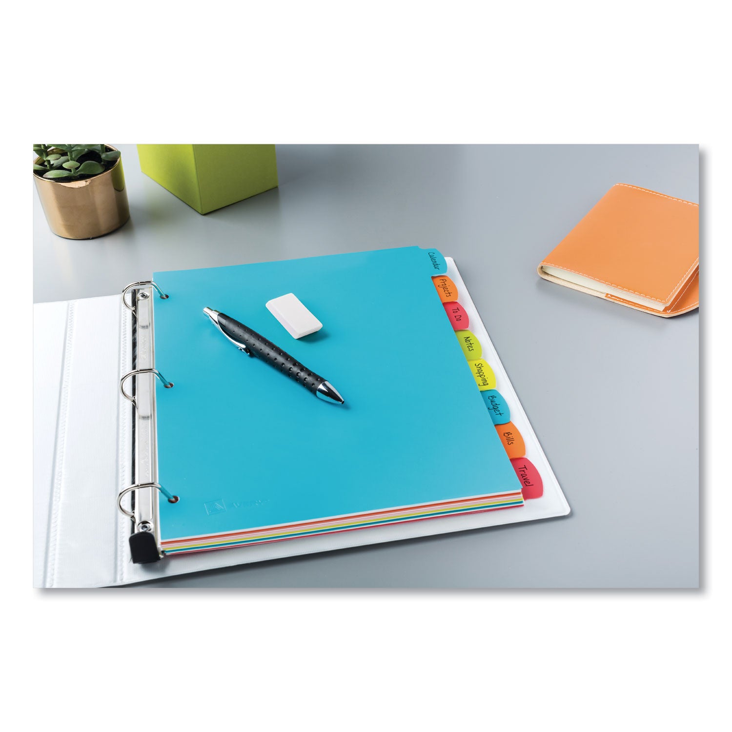 big-tab-write-and-erase-durable-plastic-dividers-8-tab-11-x-85-assorted-1-set_ave16130 - 6