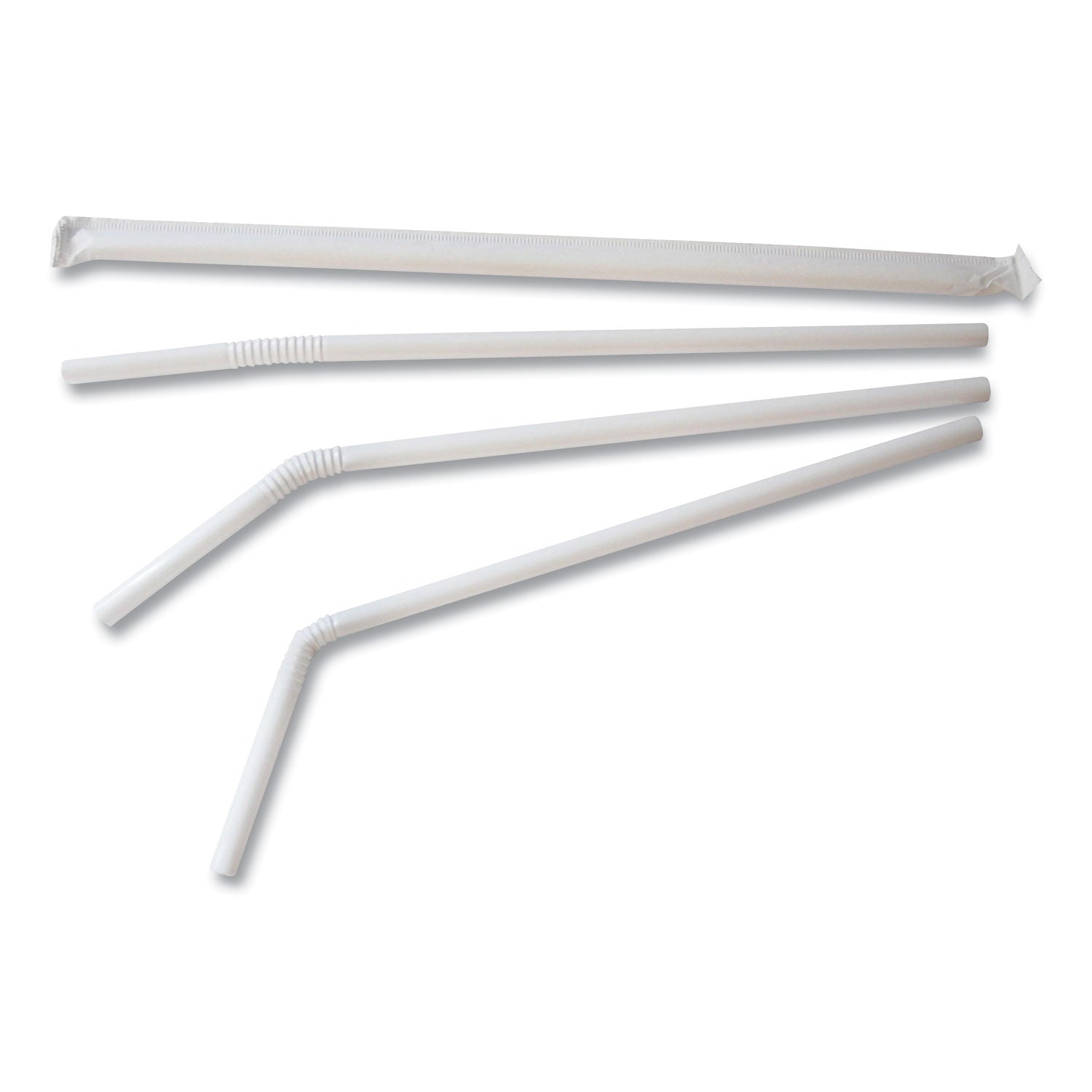 individually-wrapped-straws-775-polypropylene-white-400-box_bsq1245100 - 2
